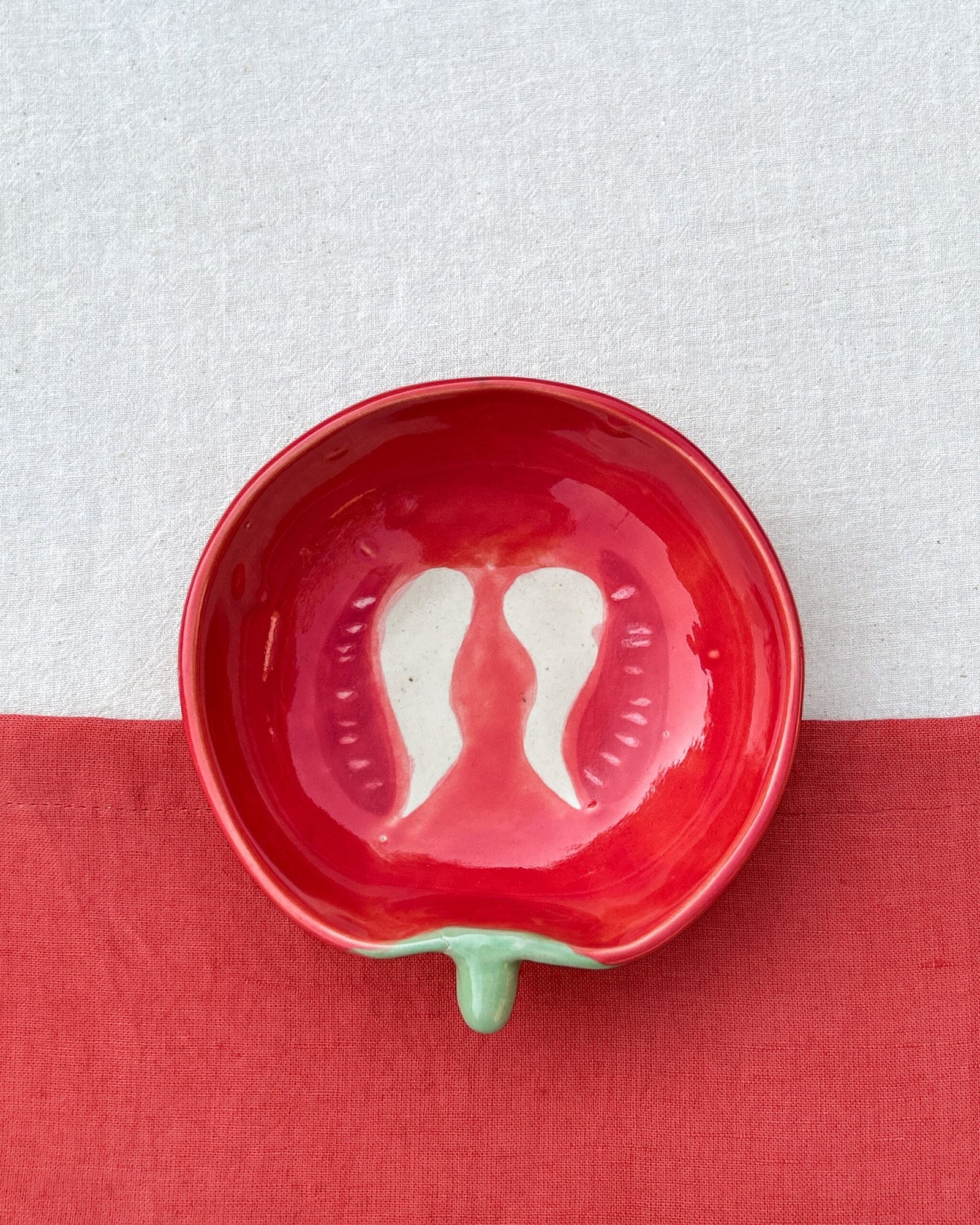 Tomato Shallow Bowl - Image 1