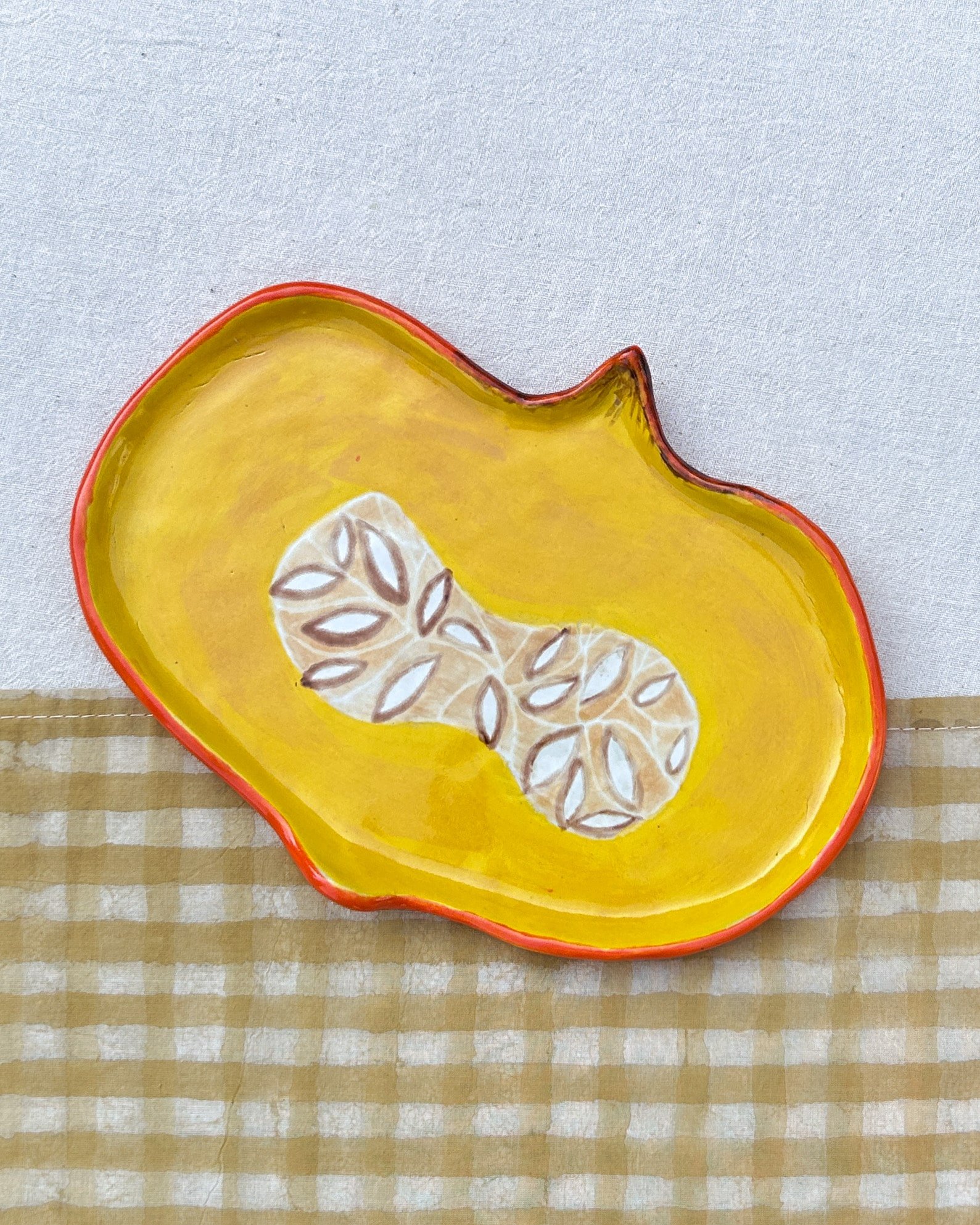 Pumpkin Long Plate - Image 1