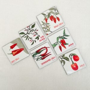 Six Fires: Chilli Collection (Set of 6 Coasters)