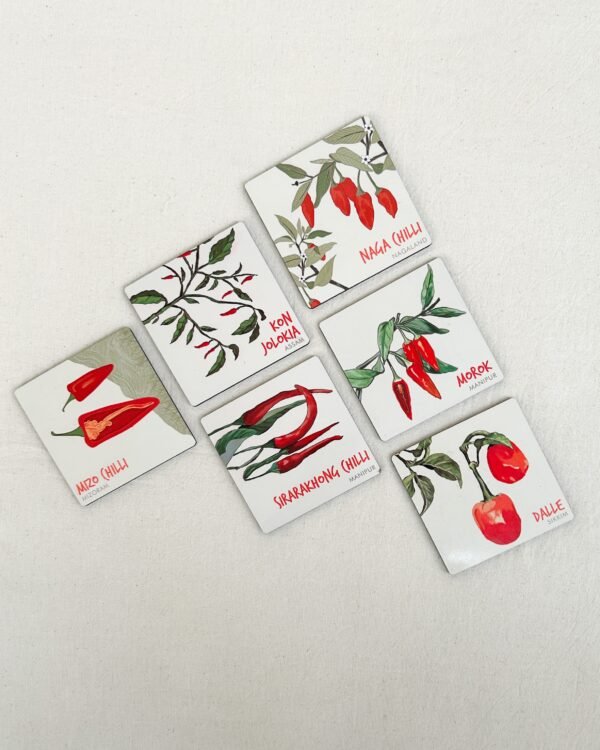 Six Fires: Chilli Collection (Set of 6 Coasters)