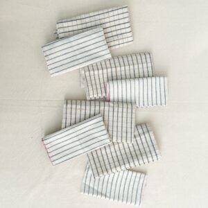 Khadi Napkin Set - Mixed Sizes (Set of 8)