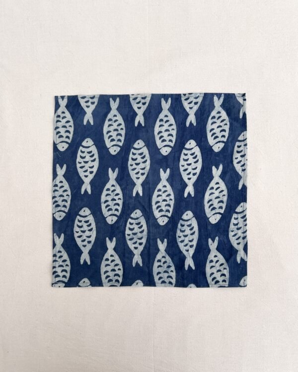 Indigo Duo Set – 4 Standard + 4 Cocktail Napkins